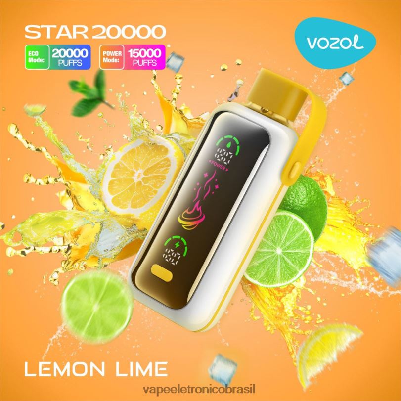 Vape Recarregável - VOZOL STAR 20.000 limão 6D4H611