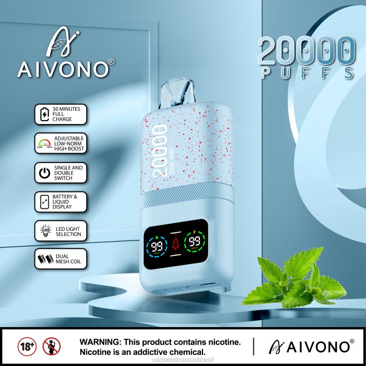 Aivono AIM magic 20.000 menta fresca NHDB284 - Vape Descartavel