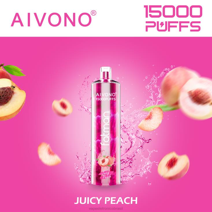 Aivono FATMAN 15.000 pêssego suculento NHDB217 - Vape Vaporesso