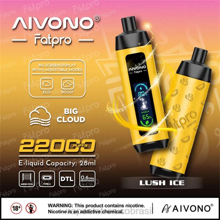 Aivono Fatpro 22.000 gelo exuberante NHDB23 - Vape Eletronico