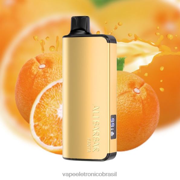 Alibarbar Ingot 20.000 vapores descartáveis pôr do sol da Califórnia 6BR2833 - Vape Eletronico