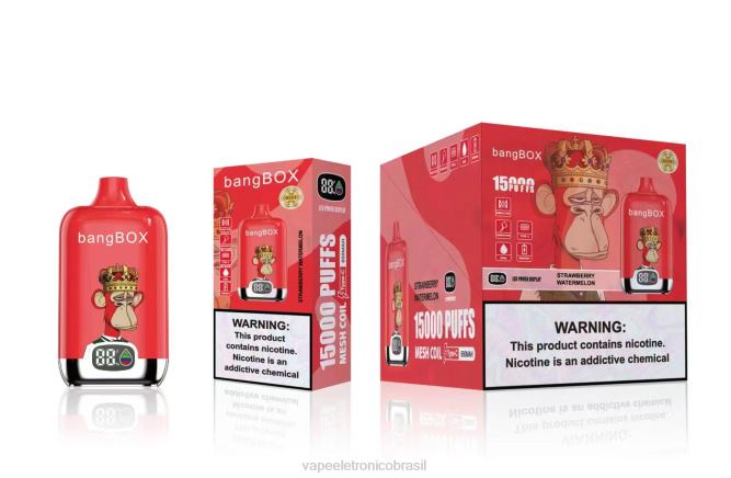 Bang Box 15.000 baforadas melancia morango 226X047 - Vape Vaporesso