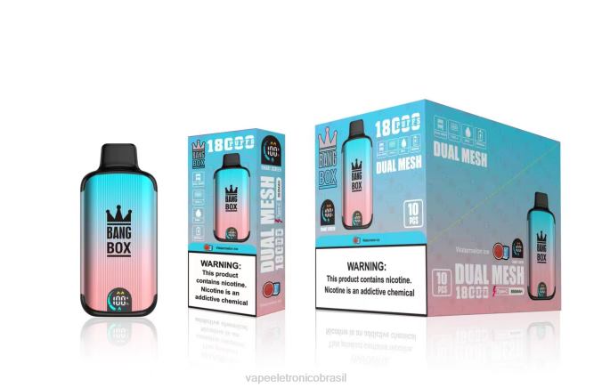 Bang Box 18.000 baforadas gelo de melancia 226X096 - Vape Recarregável