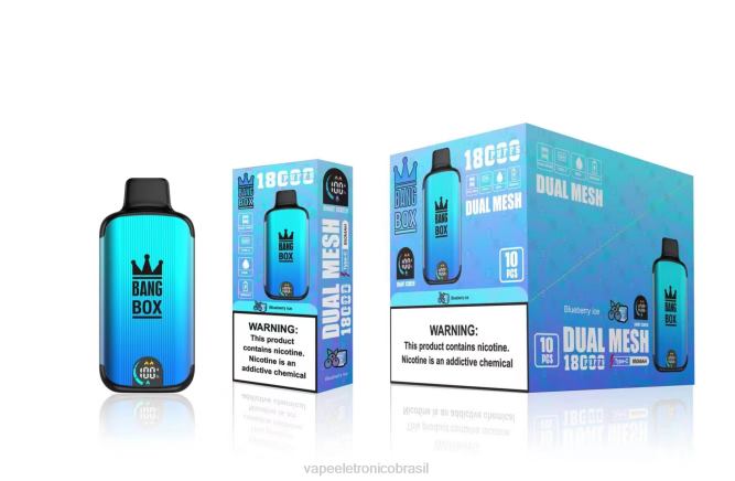 Bang Box 18.000 baforadas gelo de mirtilo 226X090 - Vape Sem Nicotina