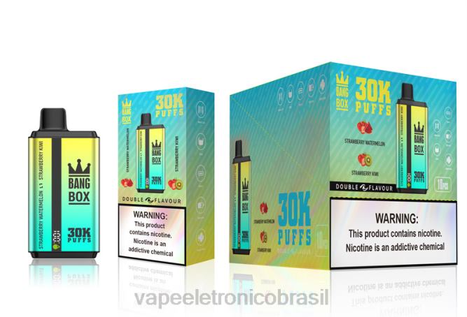 Bang Box 30.000 baforadas sabores duplos melancia morango e kiwi morango 226X064 - Vape Descartavel