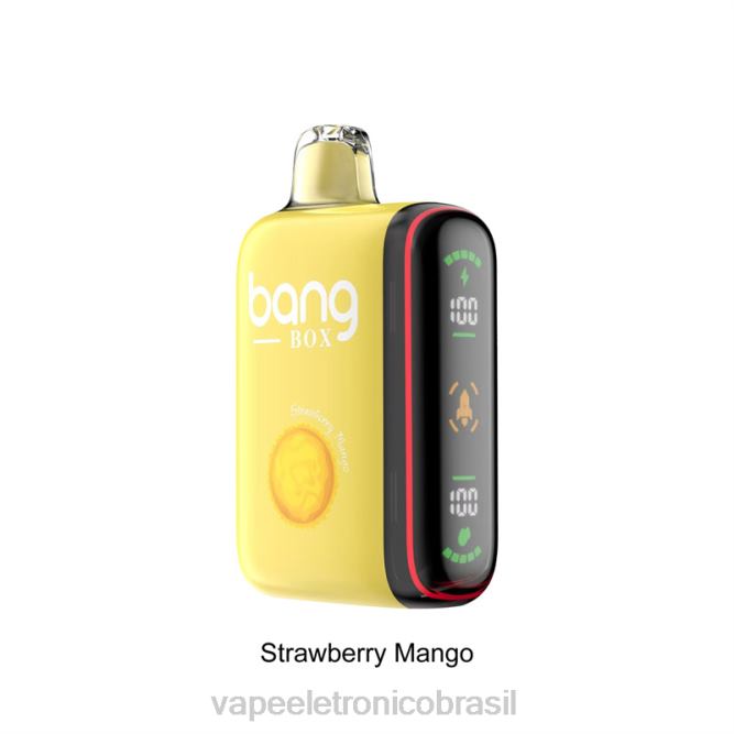 Bang Box Display de energia inteligente de 9000-18000 baforadas manga morango 226X035 - Vape Sem Nicotina