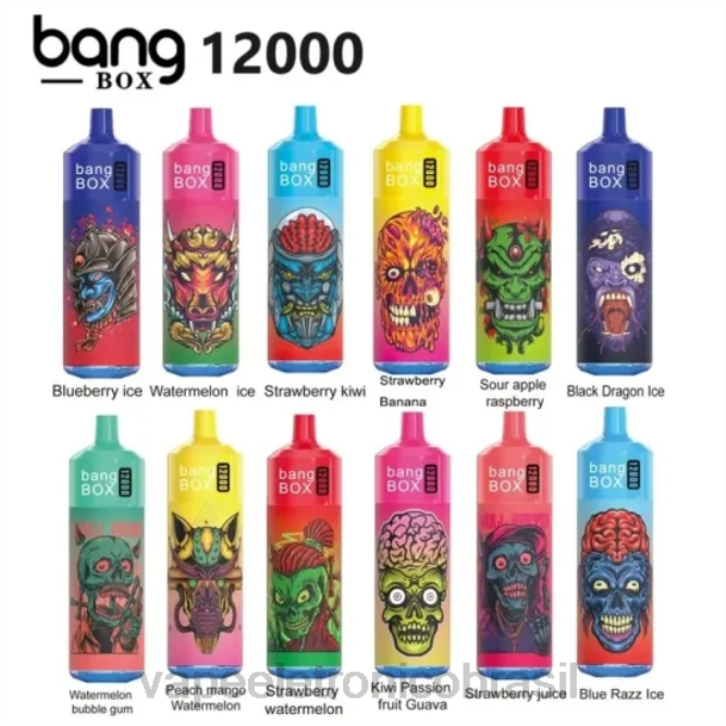Bang Box luz rgb de 12.000 sopros descartável 226X037 - Vape Vaporesso
