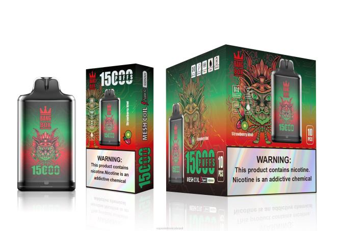 Bang Box s1-15000 baforadas kiwi morango 226X0100 - Vape Sem Nicotina