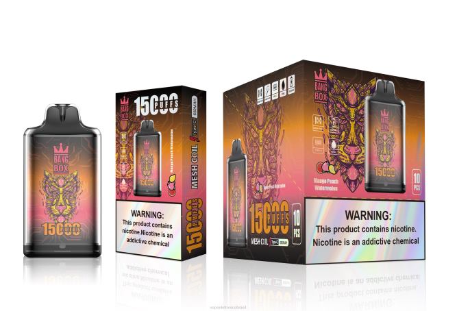 Bang Box s1-15000 baforadas manga, pêssego, melancia 226X0107 - Vape Vaporesso