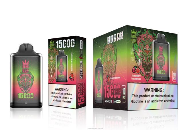 Bang Box s1-15000 baforadas melancia morango 226X0103 - Vape Eletronico