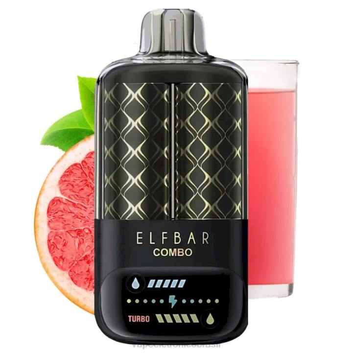 Elf Bar Combo 25.000 limonada rosa e toranja DNNJ11 Vape Recarregável