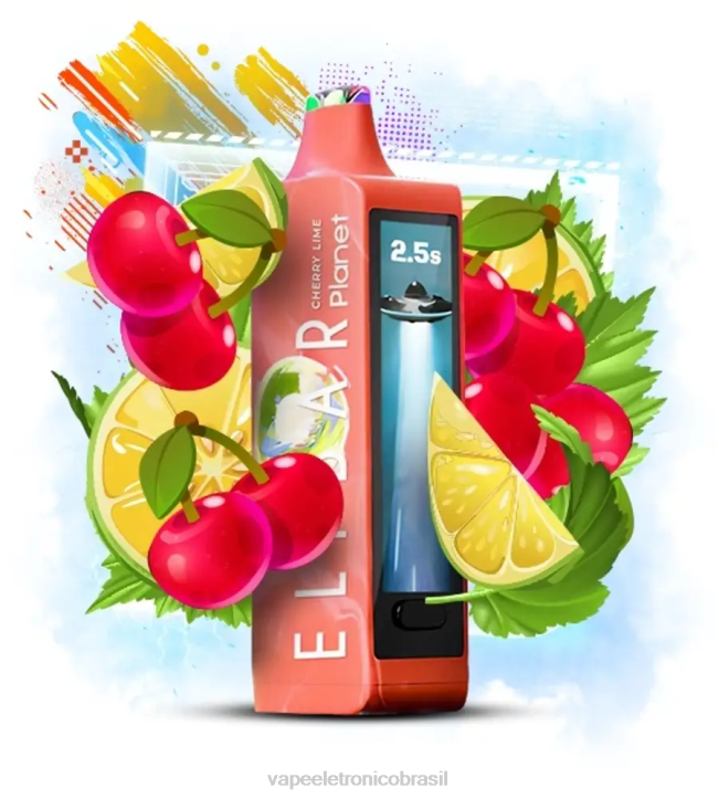 Elf Bar Planet 25.000 limão cereja DNNJ23 Vape Eletronico
