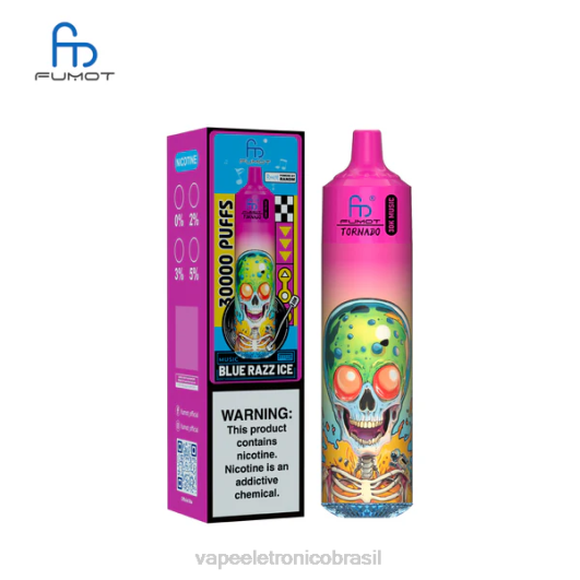 Fumot Tornado 30k música gelo azul V6483 - Vape Eletronico