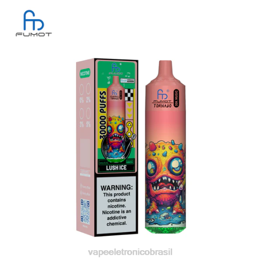 Fumot Tornado 30k música gelo exuberante V64817 - Vape Vaporesso