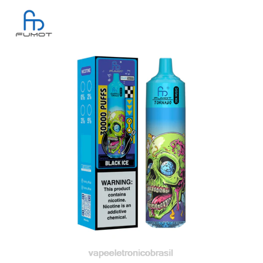 Fumot Tornado 30k música gelo preto V6482 - Vape Vaporesso