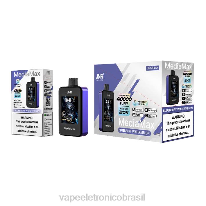 JNR MediaMax 40k sopro melancia de mirtilo L4N412 | Vape Vaporesso