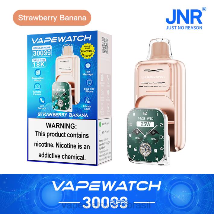JNR relógio vaporizador banana morango L4N47 | Vape Vaporesso