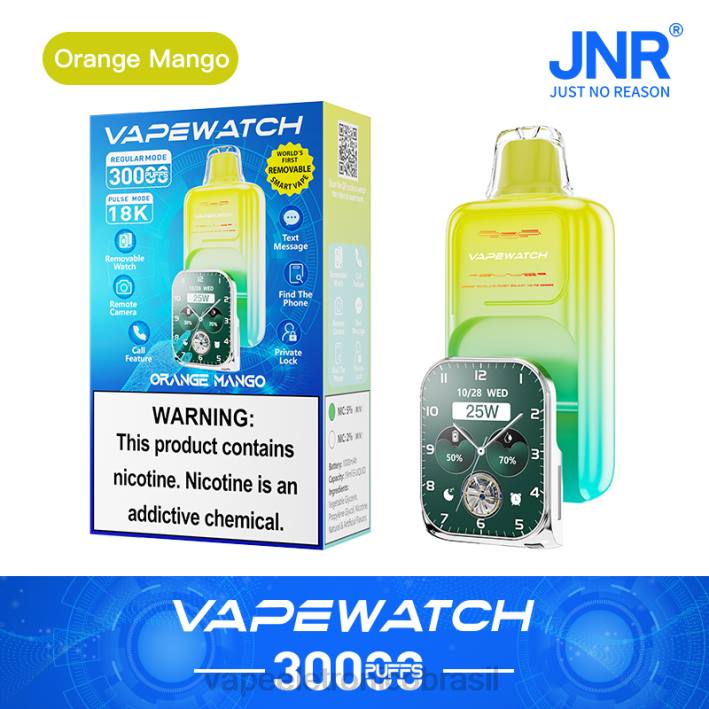 JNR relógio vaporizador manga laranja L4N42 | Vape Vaporesso