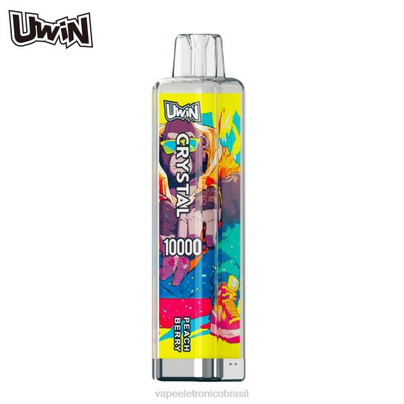 UWIN CRYSTAL 10.000 vapores descartáveis baga de pêssego 688D12 - Vape Vaporesso