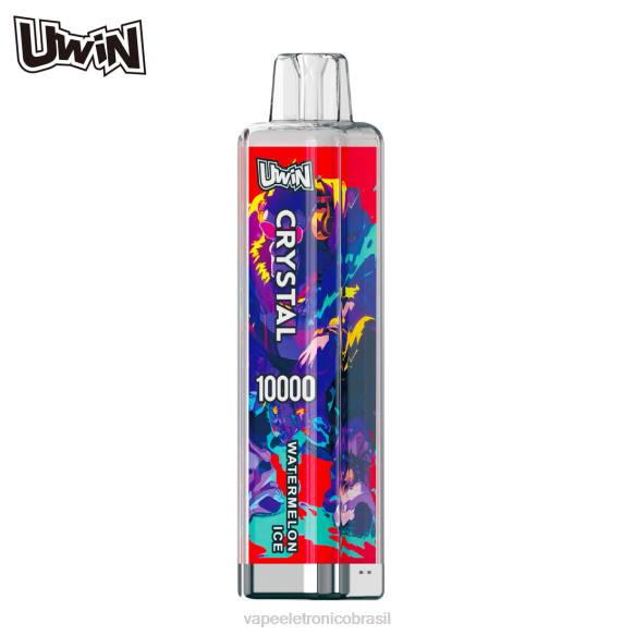 UWIN CRYSTAL 10.000 vapores descartáveis gelo de melancia 688D5 - Vape Sem Nicotina