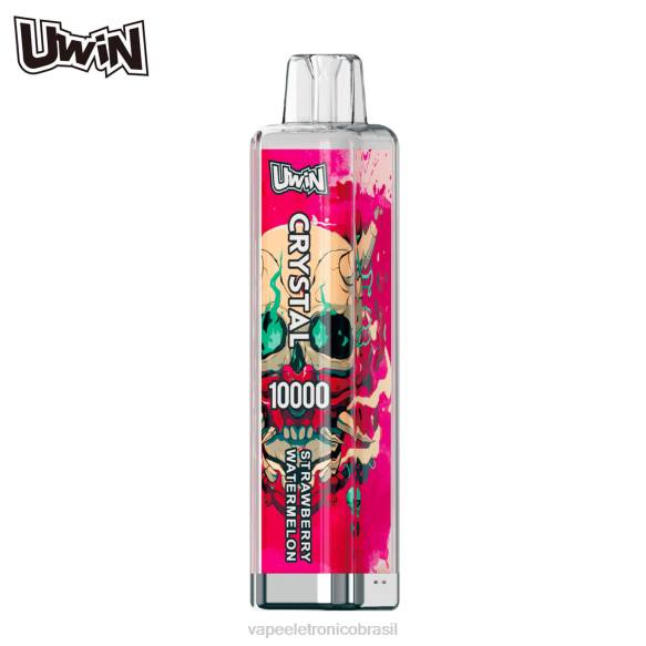 UWIN CRYSTAL 10.000 vapores descartáveis melancia morango 688D3 - Vape Eletronico