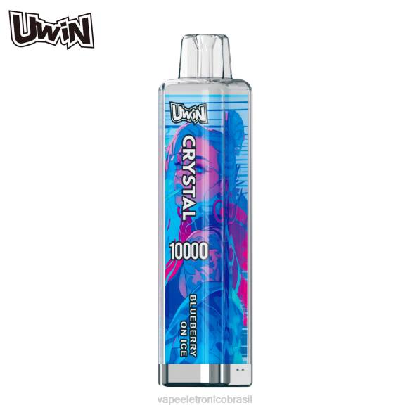 UWIN CRYSTAL 10.000 vapores descartáveis mirtilo no gelo 688D4 - Vape Descartavel