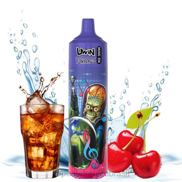 UWIN CRYSTAL vaporizador descartável de 35k cola de cereja 688D28 - Vape Eletronico