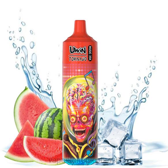 UWIN CRYSTAL vaporizador descartável de 35k gelo de melancia 688D20 - Vape Sem Nicotina