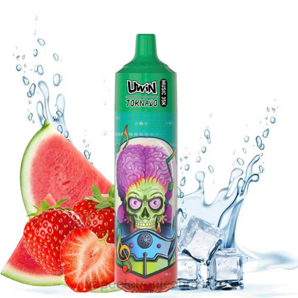UWIN CRYSTAL vaporizador descartável de 35k melancia morango 688D18 - Vape Eletronico