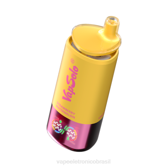 VapSolo Triple 30.000 baforadas frutas tropicais e morango, melancia e pêssego com limão - Vape Eletronico 28B48