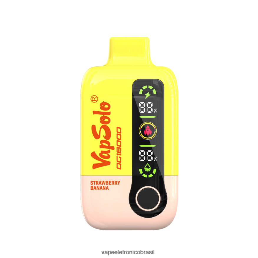 VapSolo dg18000 banana morango 6084F08 - Vape Eletronico