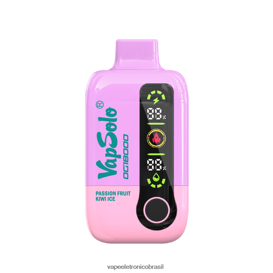 VapSolo dg18000 gelo de maracujá e kiwi 6084F04 - Vape Descartavel