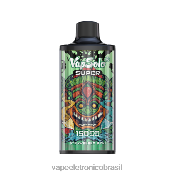 Vapsolo SUPER vaporizador descartável kiwi morango 6BR28135 - Vape Sem Nicotina