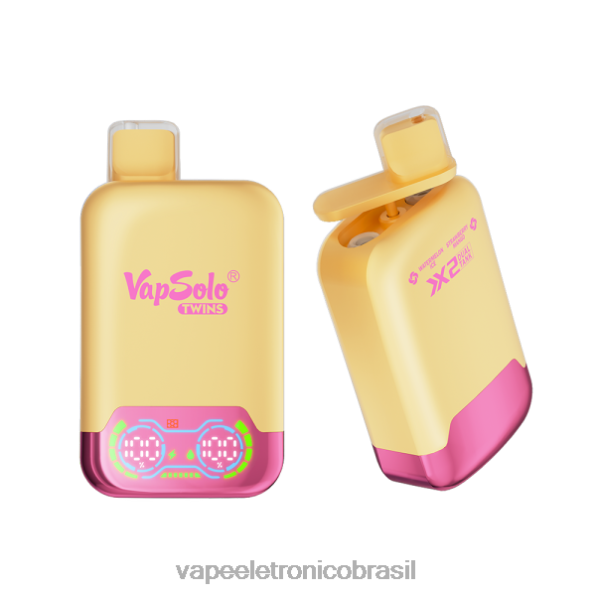 Vapsolo TWINS vaporizador descartável gelo de melancia e manga de morango 6BR28147 - Vape Vaporesso
