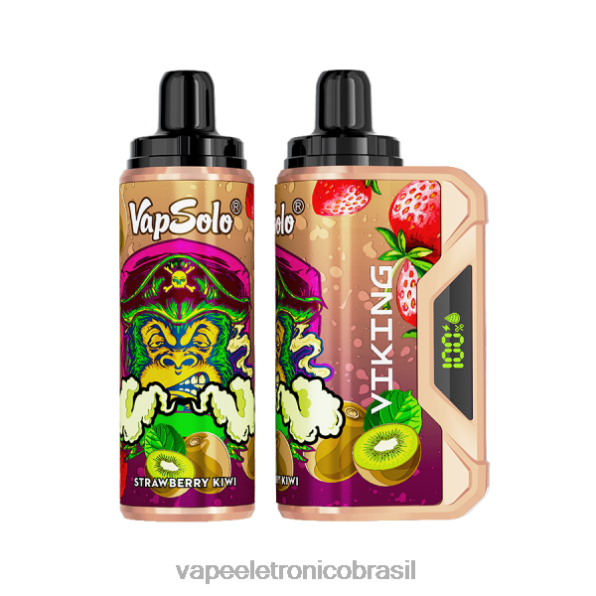 Vapsolo VIKING vaporizador descartável kiwi morango 6BR28156 - Vape Recarregável