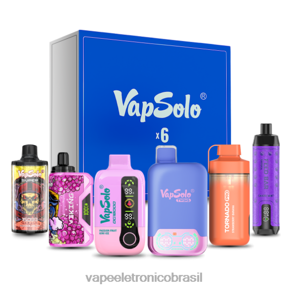 Vapsolo conjunto de caixa surpresa sabores aleatórios 6BR28137 - Vape Vaporesso