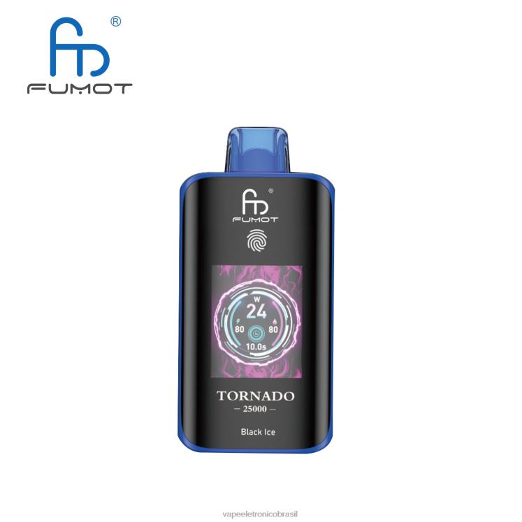 Vape Vaporesso - Fumot Tornado 25.000 vapores descartáveis gelo preto 28TV02