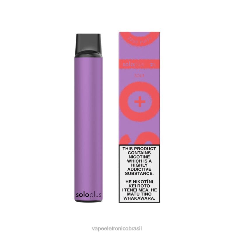 Solo Plus vaporizador descartável azedo TXZT825 - Vape Sem Nicotina