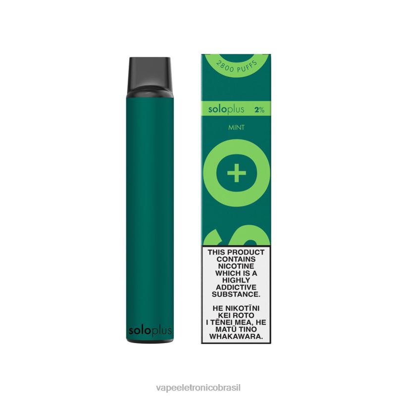 Solo Plus vaporizador descartável hortelã TXZT833 - Vape Eletronico