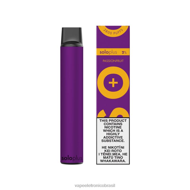 Solo Plus vaporizador descartável maracujá TXZT829 - Vape Descartavel