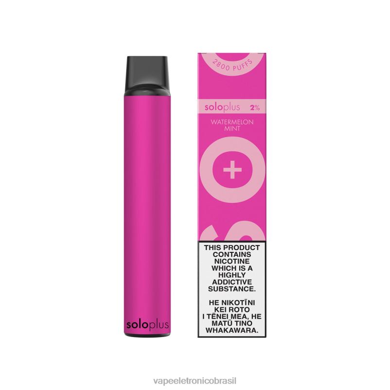 Solo Plus vaporizador descartável melancia hortelã TXZT828 - Vape Eletronico