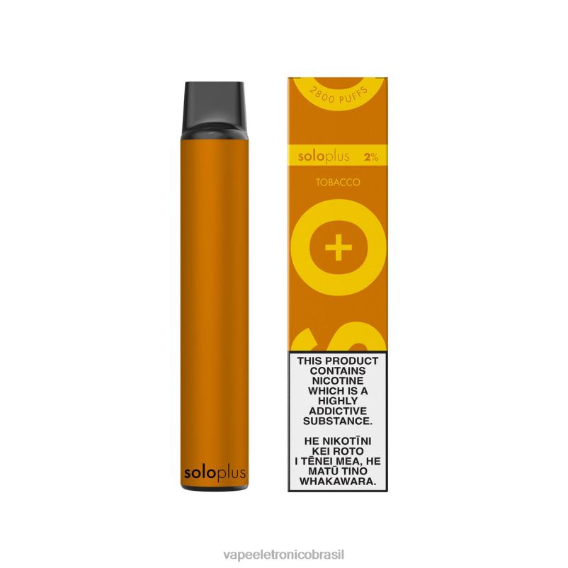 Solo Plus vaporizador descartável tabaco TXZT824 - Vape Descartavel