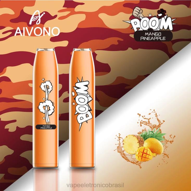 Aivono AIM BOOM 600 abacaxi manga NHDB2360 - Vape Sem Nicotina