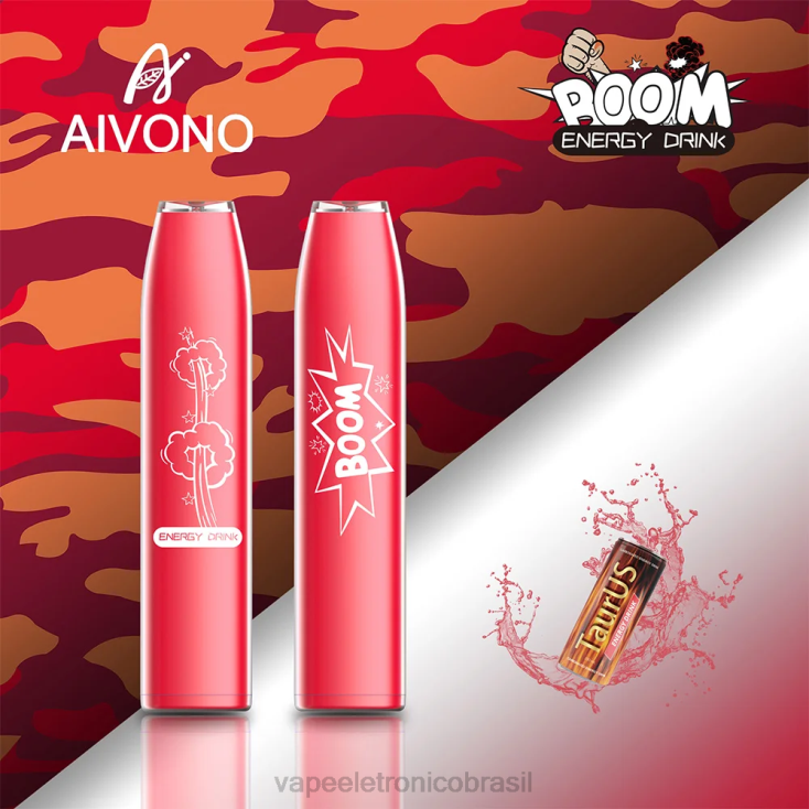 Aivono AIM BOOM 600 bebida energética NHDB2358 - Vape Eletronico