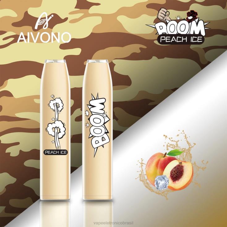Aivono AIM BOOM 600 gelo de pêssego NHDB2362 - Vape Vaporesso