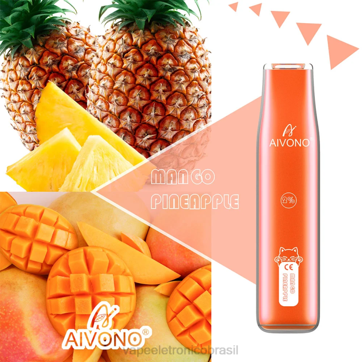 Aivono AIM CAT 400 abacaxi manga NHDB2340 - Vape Sem Nicotina