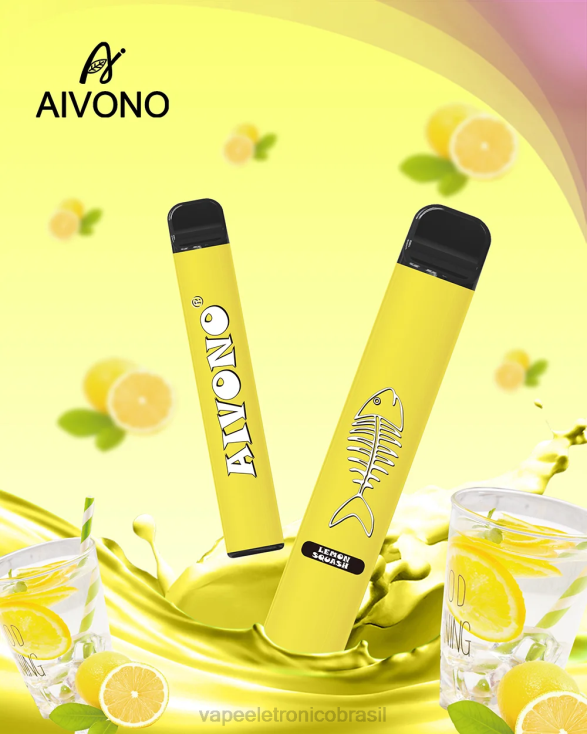 Aivono AIM FISHBONE 600 esquadrão de limão NHDB2287 - Vape Vaporesso