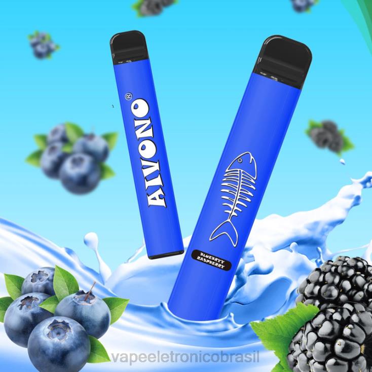 Aivono AIM FISHBONE 600 framboesa mirtilo NHDB2281 - Vape Recarregável