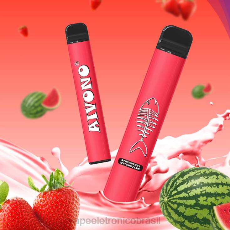 Aivono AIM FISHBONE 600 melancia morango NHDB2282 - Vape Vaporesso