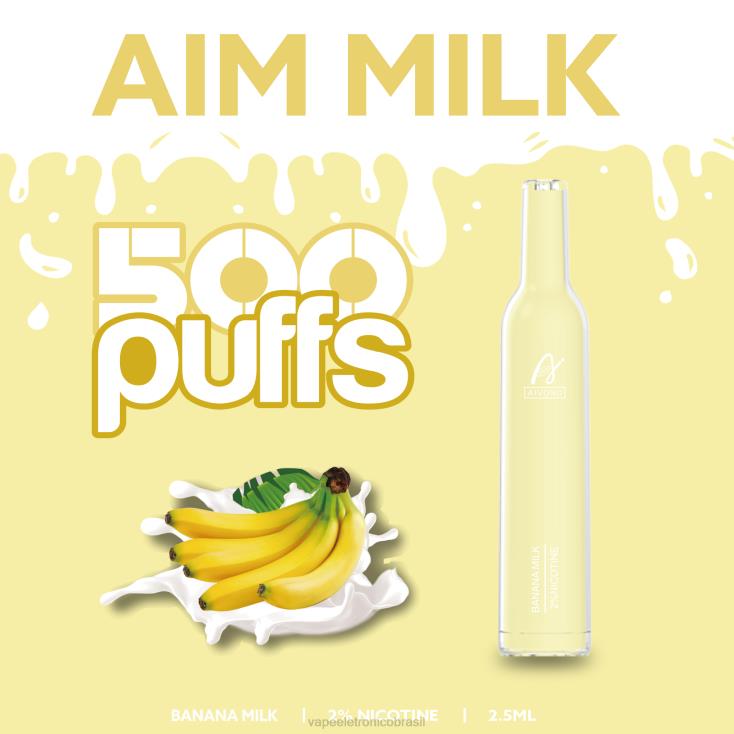 Aivono AIM MILK 500 leite de banana NHDB2275 - Vape Sem Nicotina